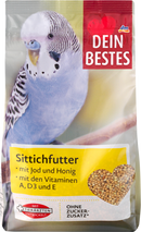 Dein Bestes Aliment principal pour perruches, avec vitamines, iode et miel, 500 g