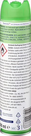 Denkmit Geurspray Green Freshness, 300 ml
