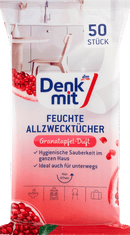Denkmit Vochtige allesreinigers met granaatappelsmaak, 50 stuks