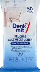 Denkmit Wet lingettes universelles Pure Freshness, 50 pièces.