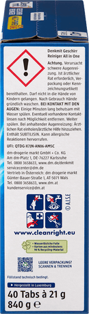 Denkmit Vaatwasmiddel-tabletten Multi-Power, 40 stuks