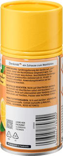 Denkmit Luchtverfrisser Automatische geurspray Oranjemagie & Citroen Navulverpakking, 250 ml