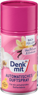 Denkmit Luchtverfrisser Automatische geurspray Vanille & Orchidee Navulverpakking, 250 ml