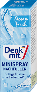Denkmit Luchtverfrisser minispray Ocean Fresh navulverpakking, 25 ml