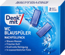 Denkmit Navulverpakking voor blauwe wc-reiniger, 2 stuks