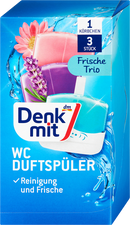 Gel de chasse d'eau fraîcheur Denkmit Trio, 3 pièces.