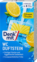 Denkmit WC-geursteen citroenfris, 4 stuks