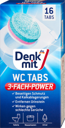 Denkmit Toiletreiniger-tabletten, 16 stuks