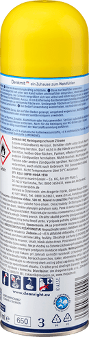 Denkmit Mousse nettoyante pour toilettes au citron, 500 ml