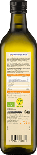 dmBio Bakolie van zonnebloempitten, 750 ml