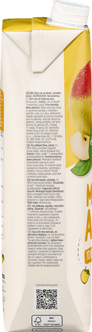 dmBio Versgeperst sap, milde appel, natuurlijk troebel, 1 l