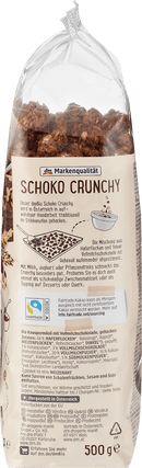 dmBio Muesli Crunchy, Chocolade, 500 g