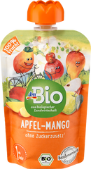 dmBio Snuifzakje appel-mango, vanaf 1 jaar, 100 g