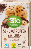 dmBio Chocoladedruppels, puur, bakvast, 100 g