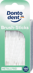 Dontodent Brush manches sans métal, 150 pièces