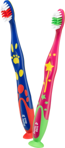Dontodent Brosse à dents enfants premières dents extra douces, 0 à 3 ans, 1 pc.