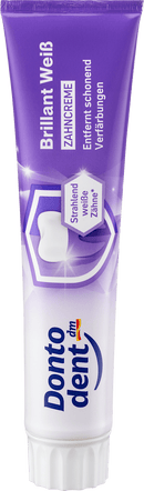 Dentifrice Dontodent Blanc Brillant, 125 ml