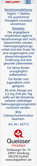 Comprimés Doppelherz Peau + Cheveux + Ongles (30 pièces), 19,9 g