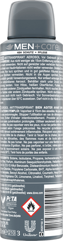 Dove MEN+CARE Antitranspirant deospray Clean Comfort, 150 ml