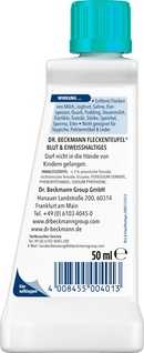 Dr. Beckmann Vlekverwijderaar Fleckenteufel voor bloed en eiwitrijke vlekken, 50 ml