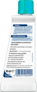 Dr. Beckmann Détachant Stain Devil Rust &amp; Deo, 50 ml