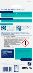 Dr. Beckmann Wasmachine-reiniger Frische, 3 stuks