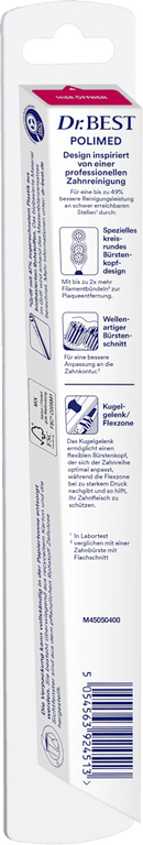 Dr. Best Brosse à dents Polimed soft, 1 pièce
