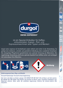 durgol Ontkalker voor Swiss Espresso-koffiemachines, 250 ml