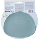 Assiette d'apprentissage en silicone Babylove bleue, 1 pièce