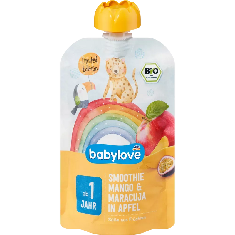 babylove Smoothie (appel, mango, passievrucht), 100 g