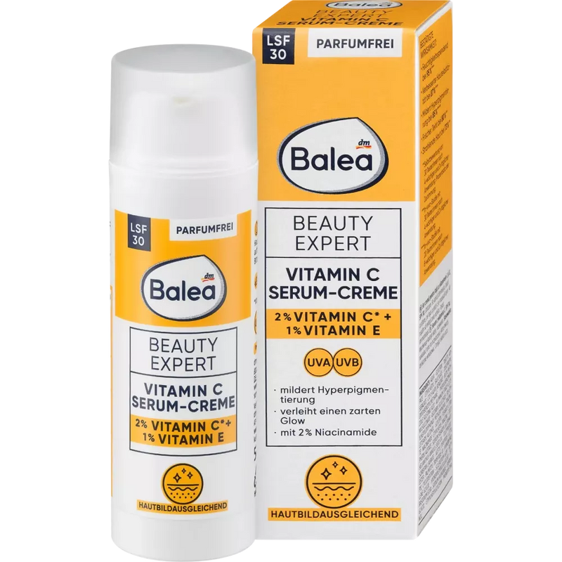 Balea Beauty Expert Vitamine C Serum Crème SPF 30, 50 ml