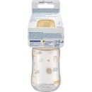 babylove Babyfles brede hals, geel, vanaf de geboorte, 280 ml, 1 st