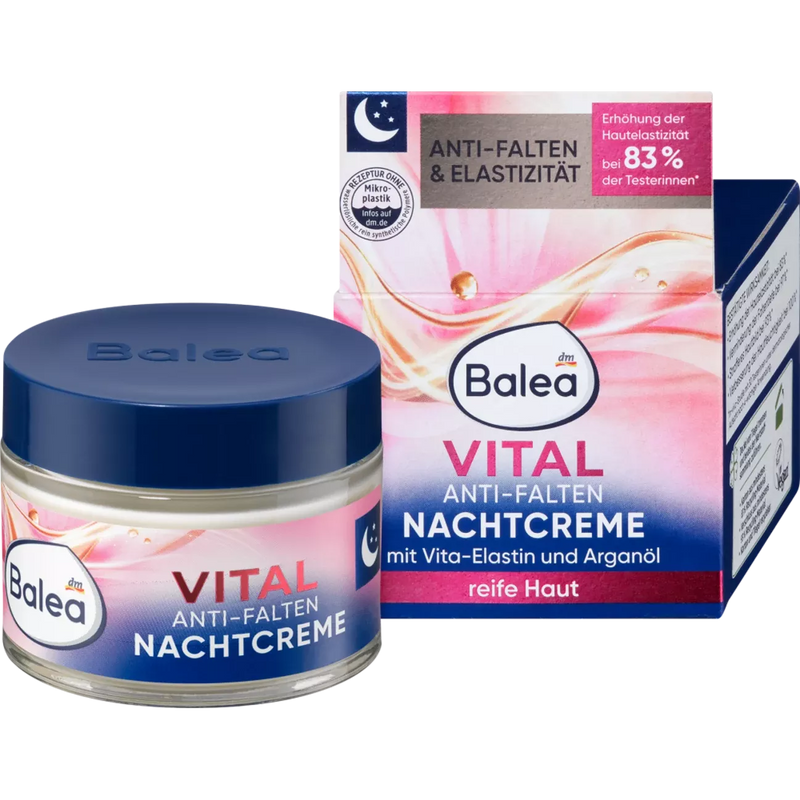 Balea Anti-rimpel nachtcrème Vital, 50 ml