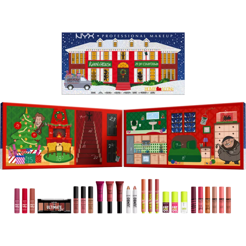 NYX PROFESSIONAL MAKEUP Adventskalender 2024 Home Alone "Kevin's huis", 1 stuk