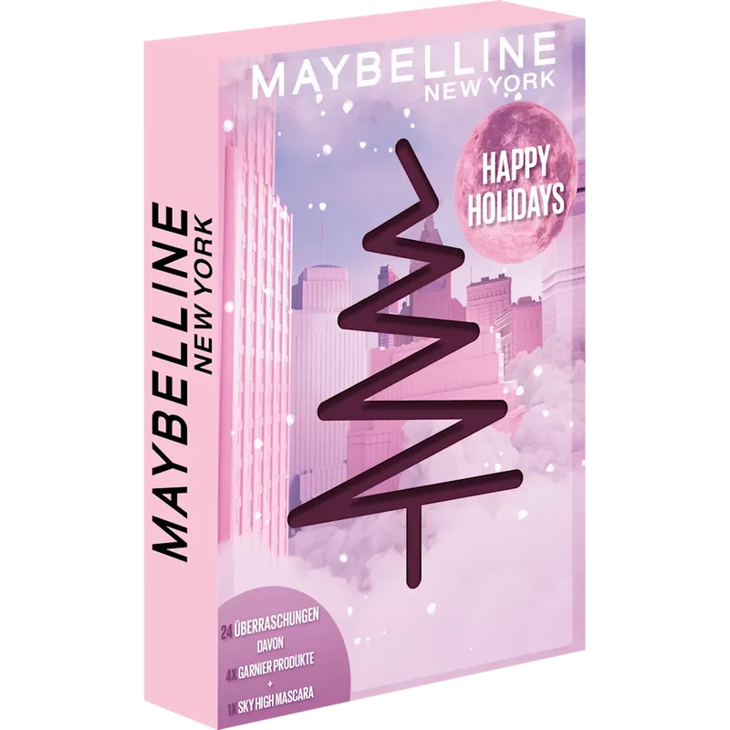 MAYBELLINE NEW YORK Adventskalender 2025 Prettige Feestdagen, 1 stuk