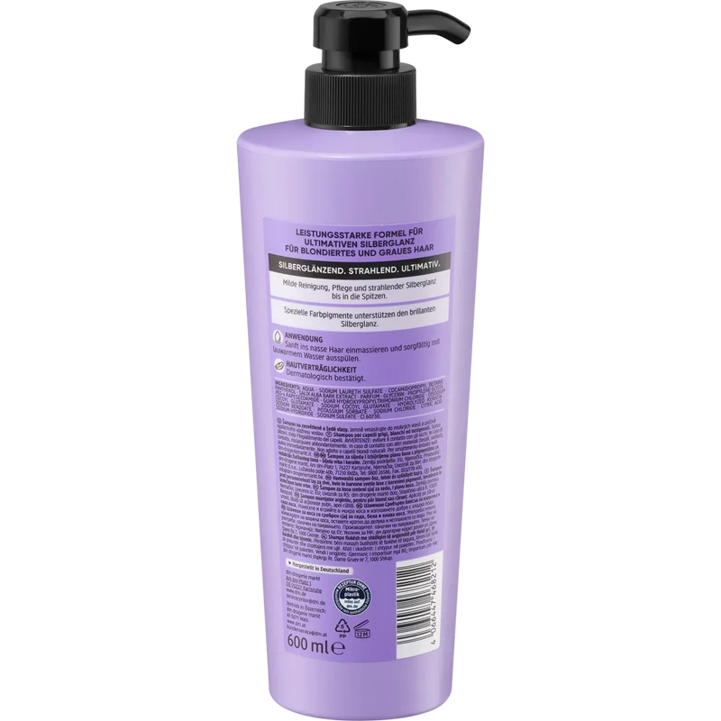 Balea Professional Shampoo zilverglans, 600 ml