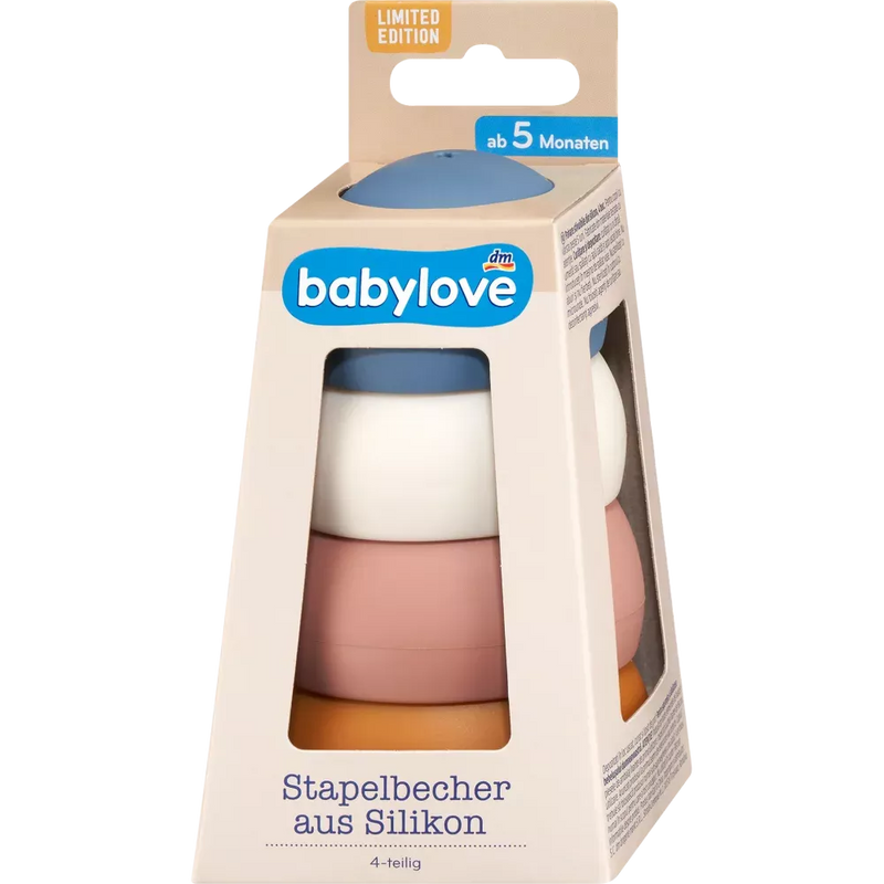 Gobelet empilable en silicone Babylove, 4 pièces, 1 pièce