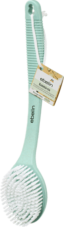 Brosse de bain ebelin - Corps de brosse composé à 50 % de paille de blé et à 50 % de plastique recyclé, 1 pièce.