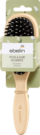 ebelin nature Care &amp; Shine Brosse en bois ovale, 1 pièce