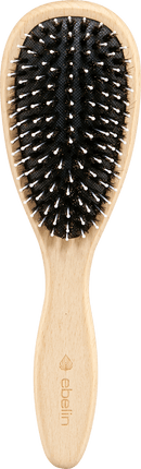 ebelin nature Care &amp; Shine Brosse en bois ovale, 1 pièce