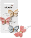 ebelin Haarspeldjes vlinder, 3 stuks