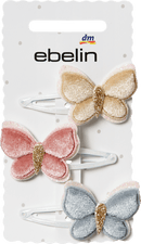 ebelin Haarspeldjes vlinder, 3 stuks
