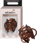 Épingle à cheveux ebelin avec ailes rétractables, petite, aspect T-shell, 1 pièce.