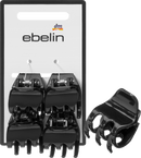 ebelin Haarspeldjes midi, zwart, 4 stuks