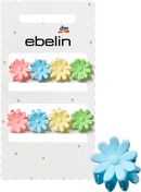 Barrettes à cheveux ebelin petite forme de fleur, 8 pièces