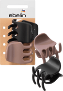 ebelin Set haarspeldjes, zwart/mauve, 2 stuks