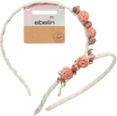 ebelin Haarband met bloemenapplicaties