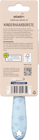 Brosse pour enfants ebelin avec fonction démêlante, 1 pièce.