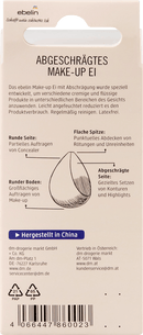 ebelin Oeuf de maquillage biseauté, 1 pièce
