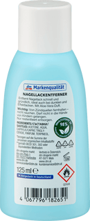 ebelin Nagellakremover met aceton, 125 ml